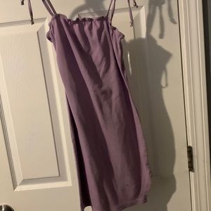 purple summer dress